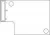 Монтажный чертеж платы SO-Cl-M v 1.6 вид снизу
